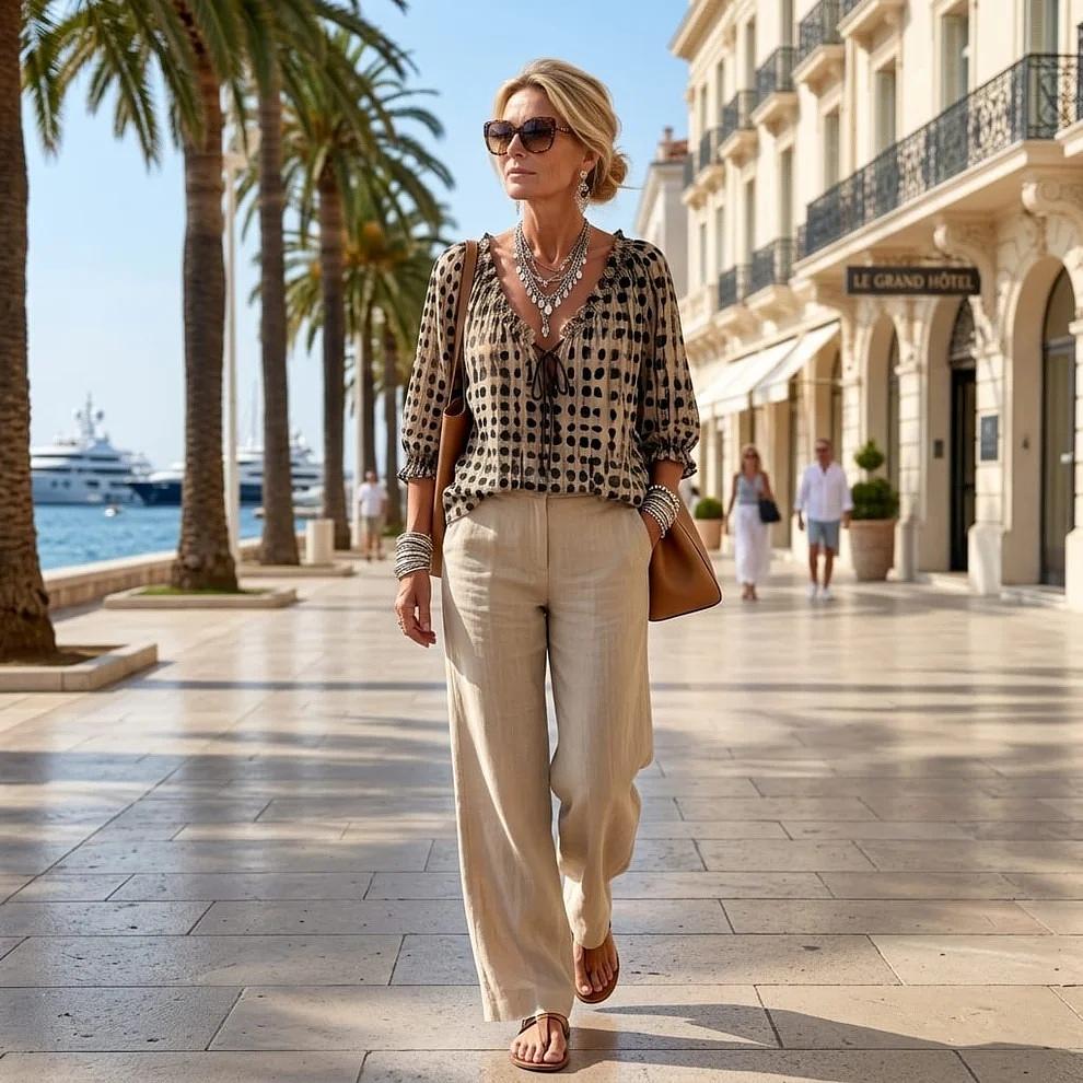Blouse Bohème à Col V