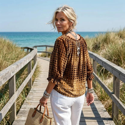 Blouse Bohème à Col V