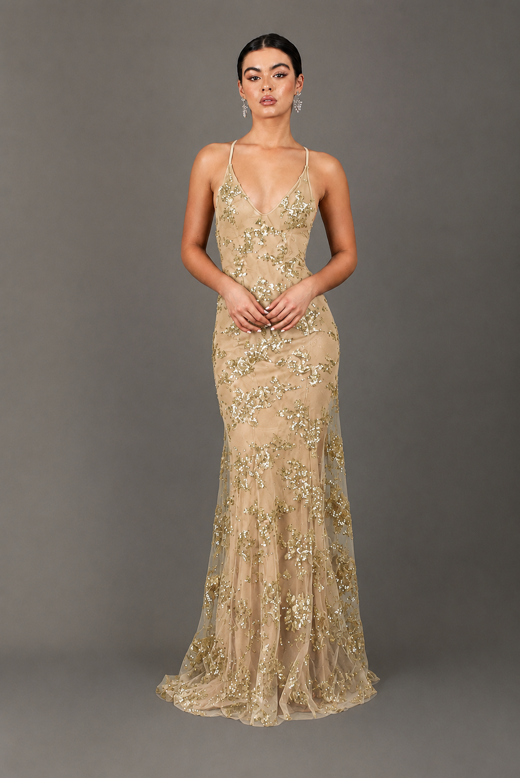 Robe Longue à Paillettes