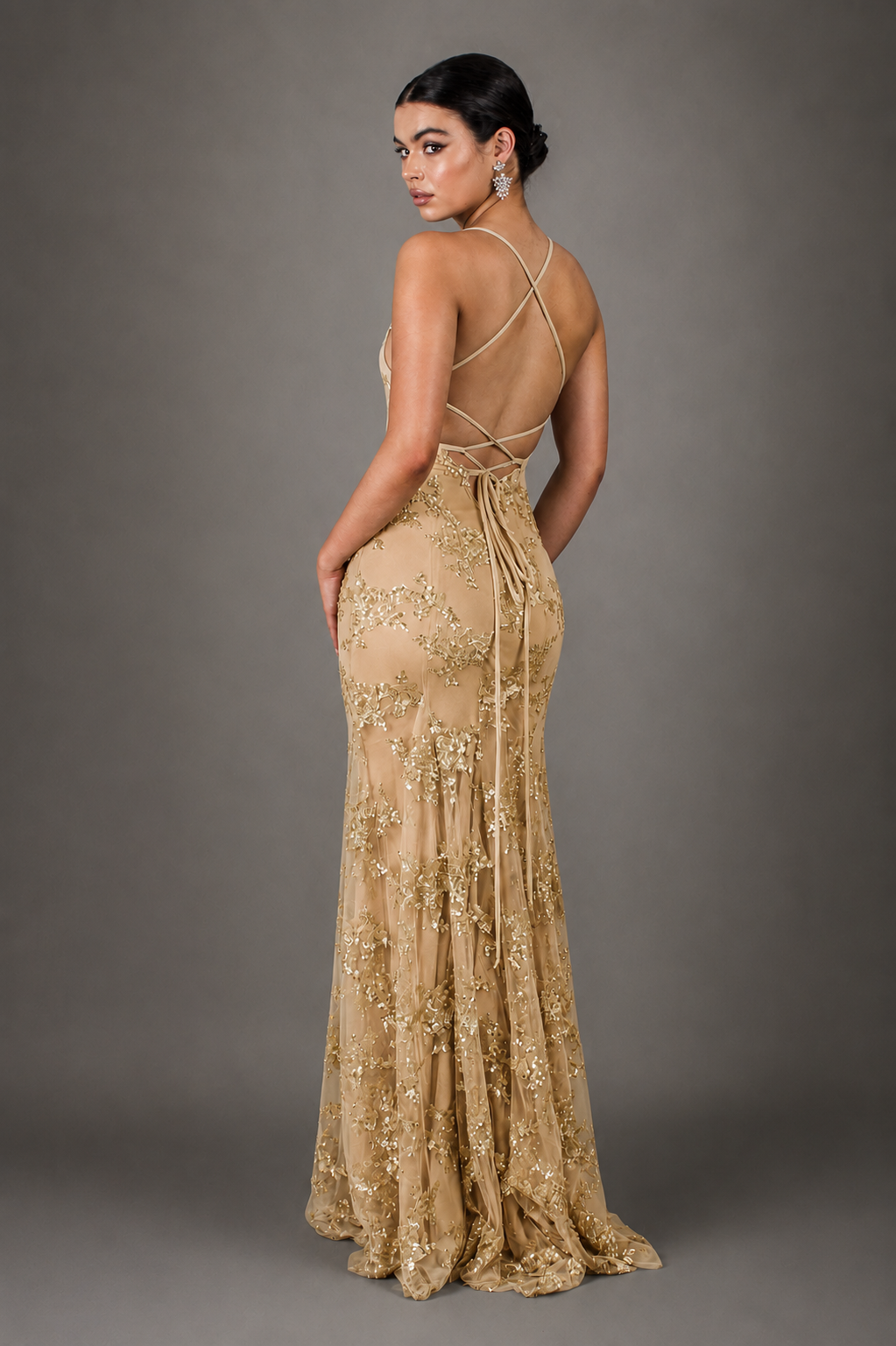 Robe Longue à Paillettes