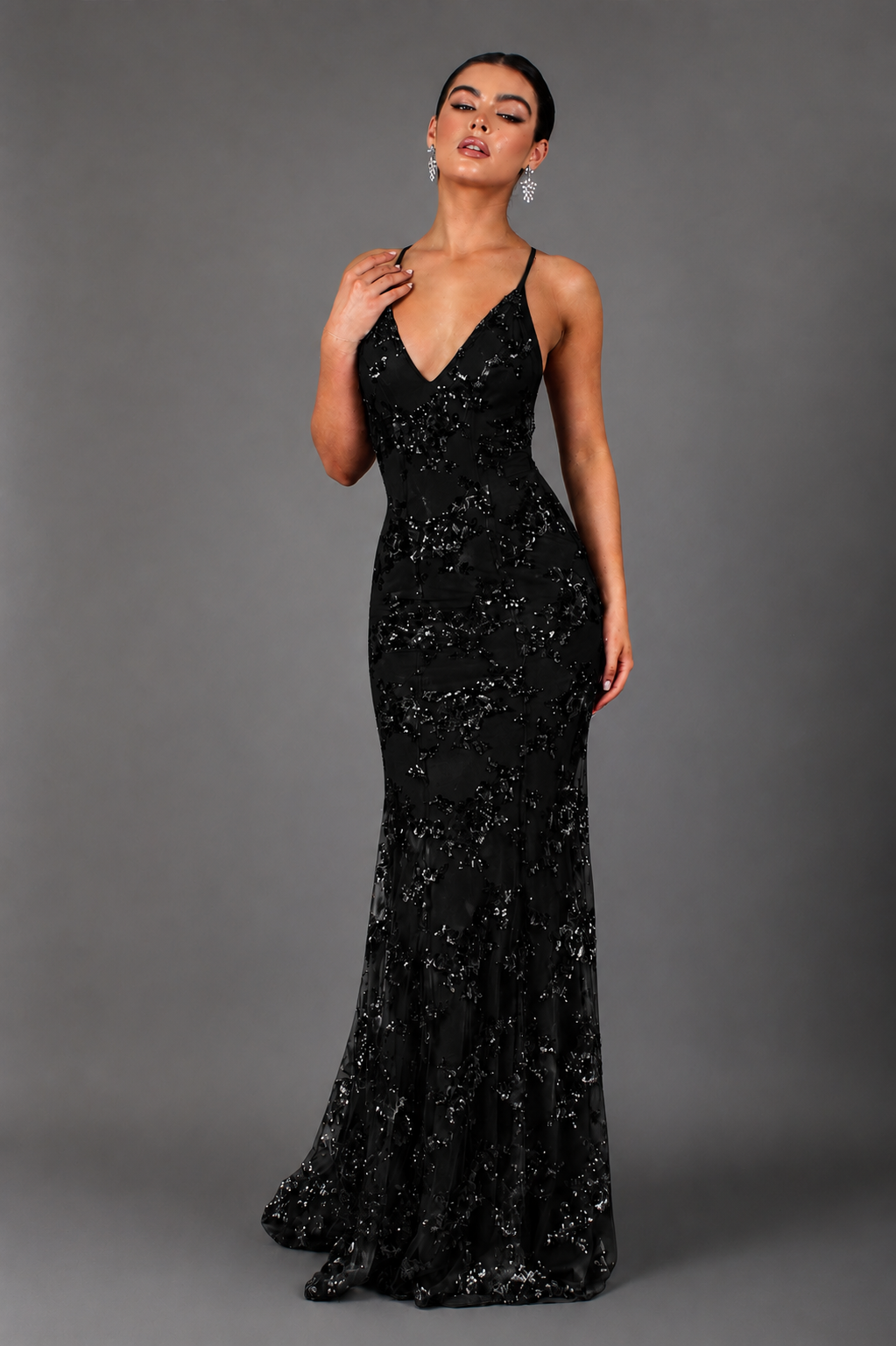 Robe Longue à Paillettes