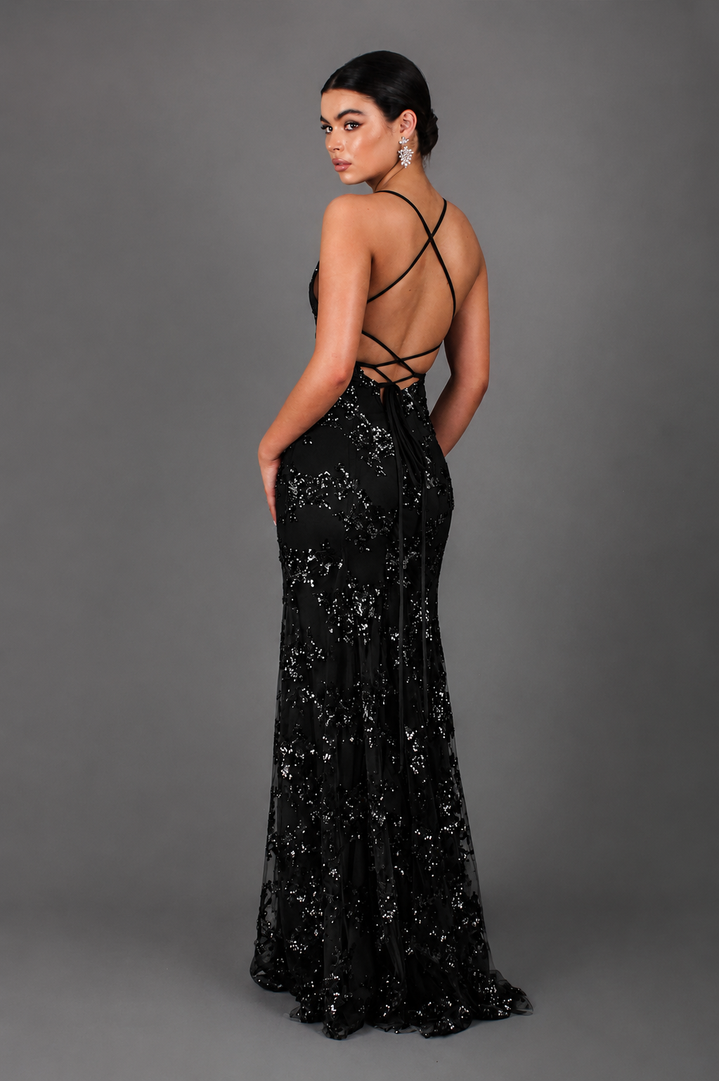 Robe Longue à Paillettes