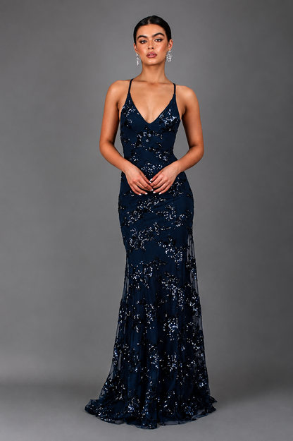Robe Longue à Paillettes