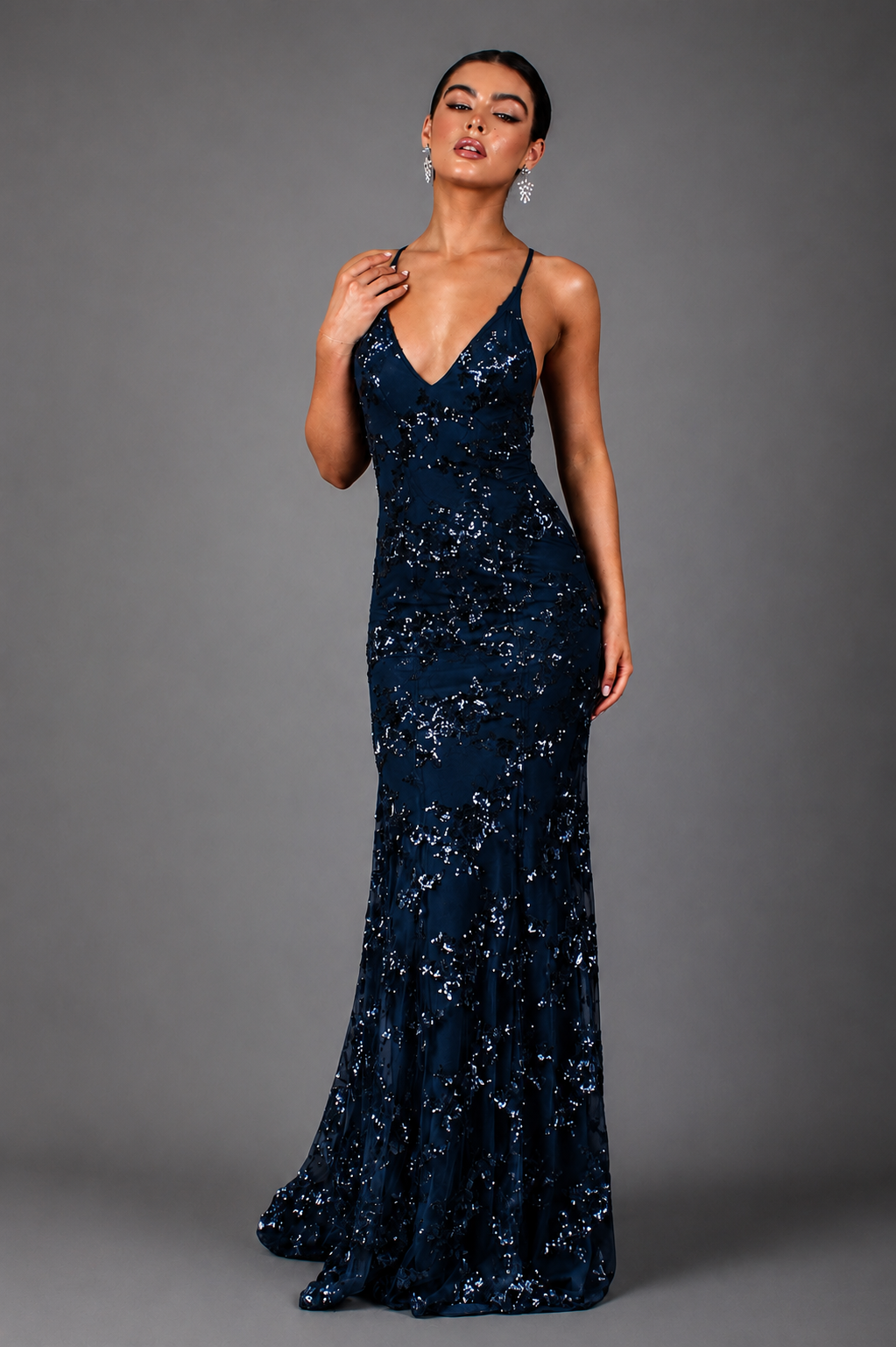 Robe Longue à Paillettes