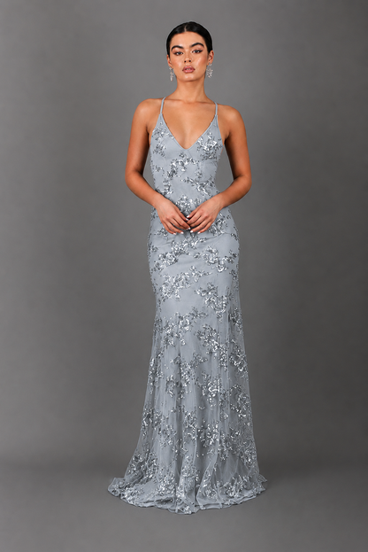 Robe Longue à Paillettes