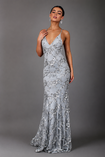 Robe Longue à Paillettes