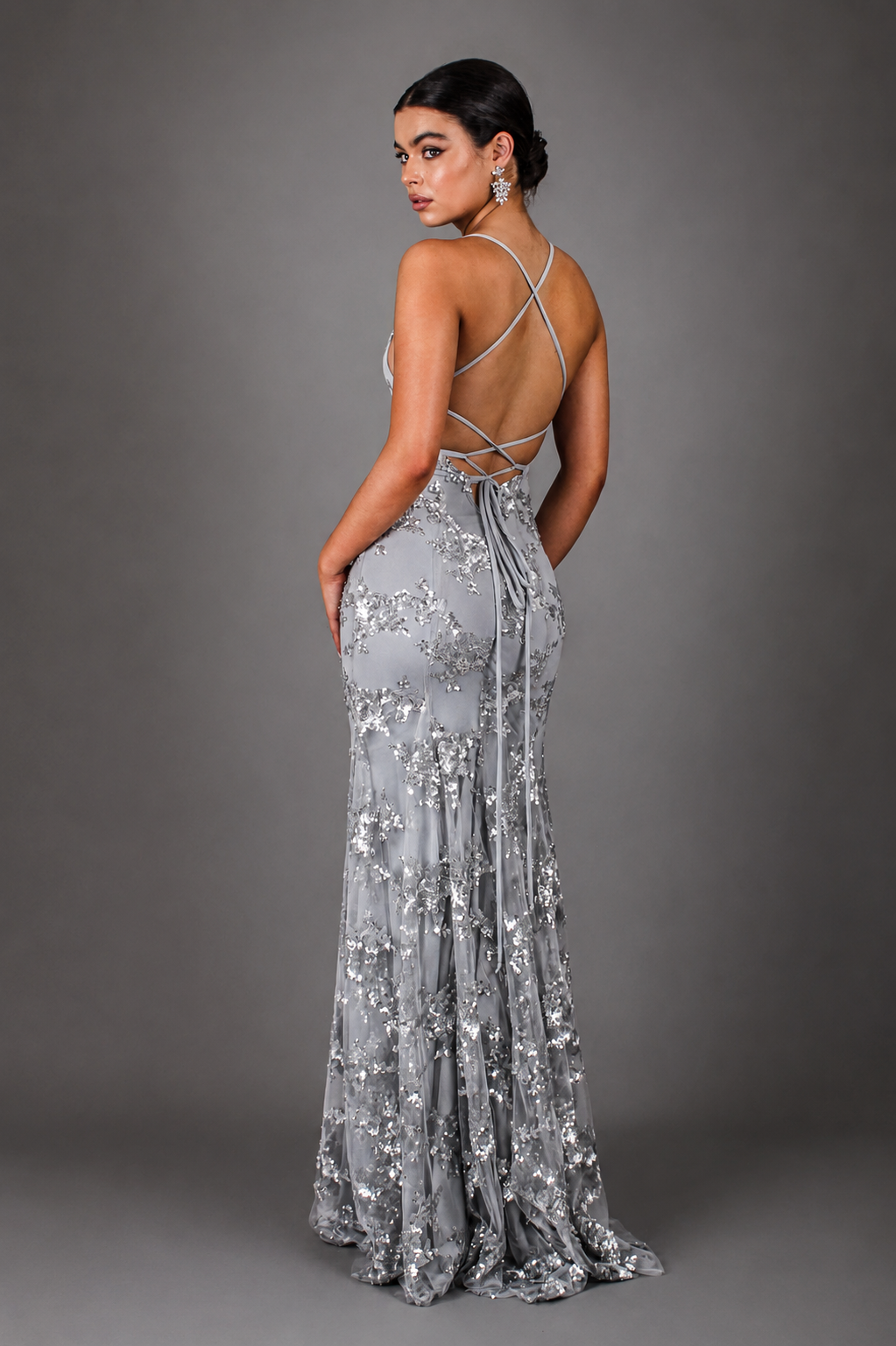 Robe Longue à Paillettes