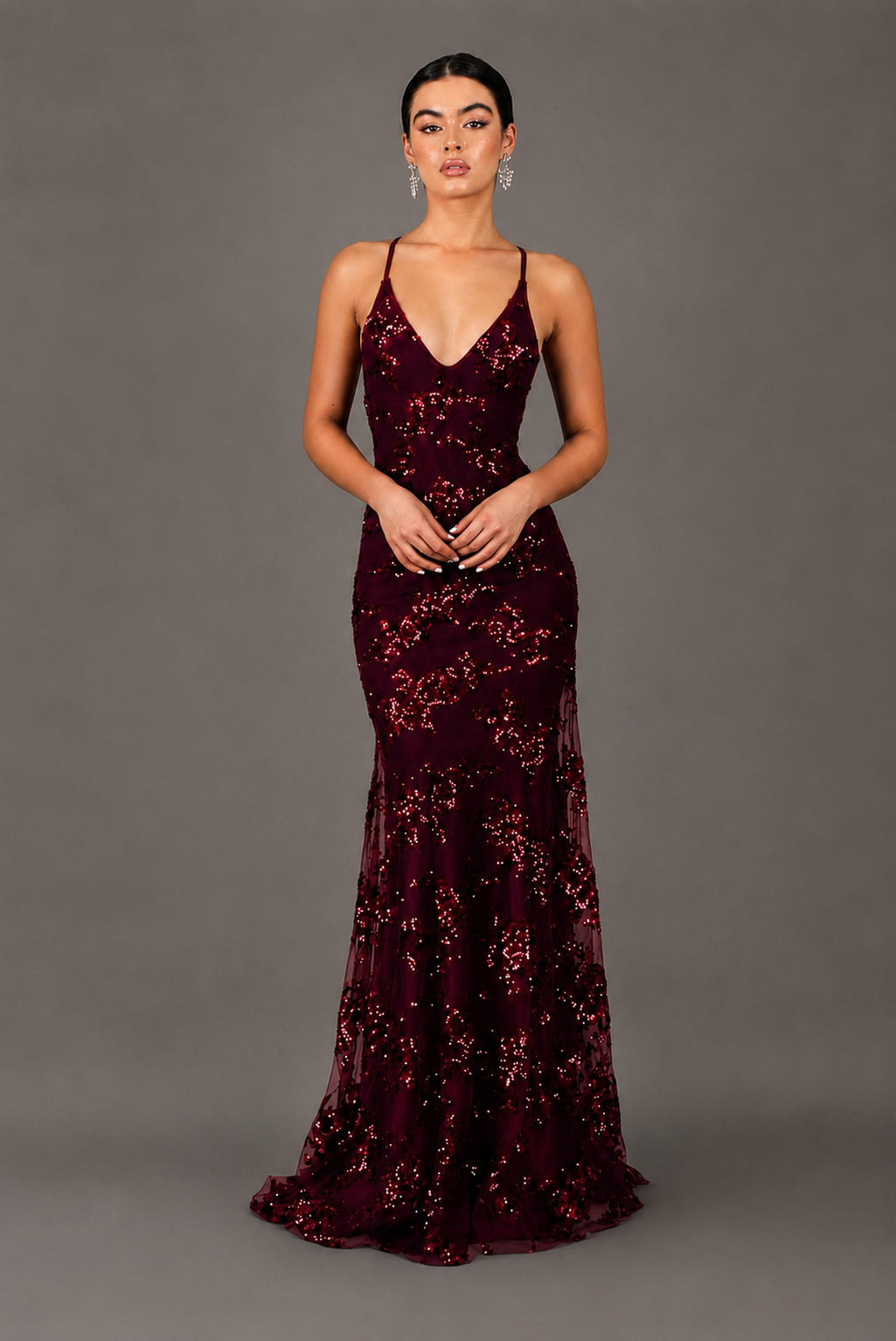 Robe Longue à Paillettes