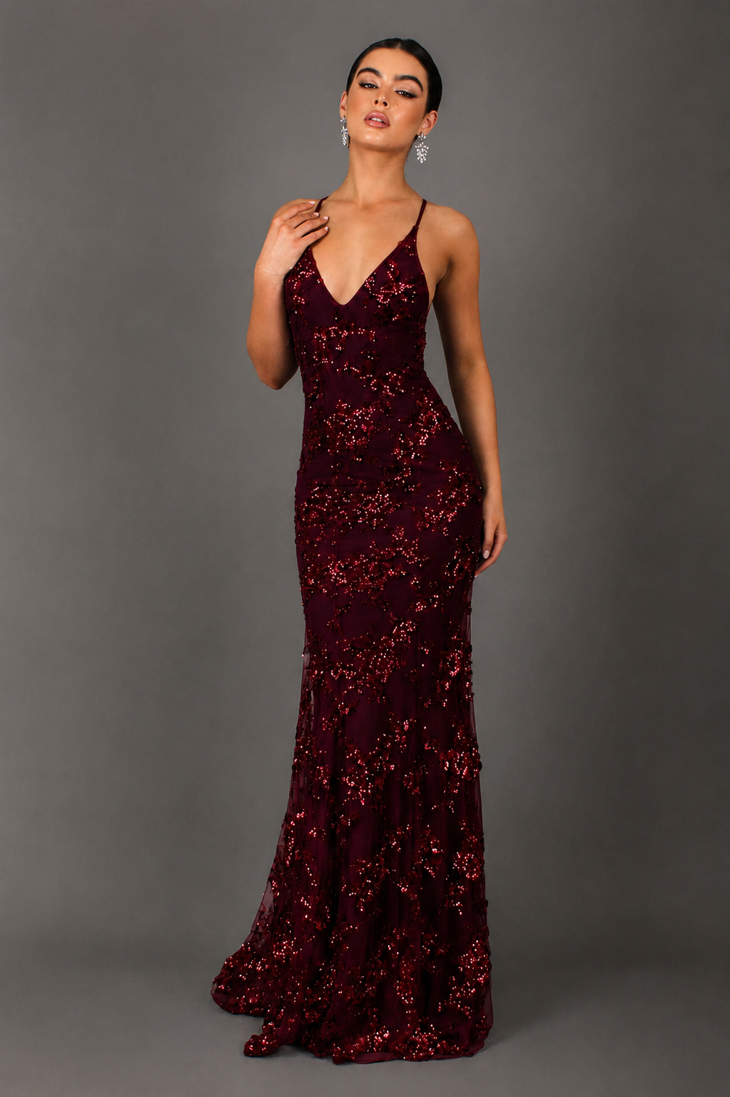 Robe Longue à Paillettes